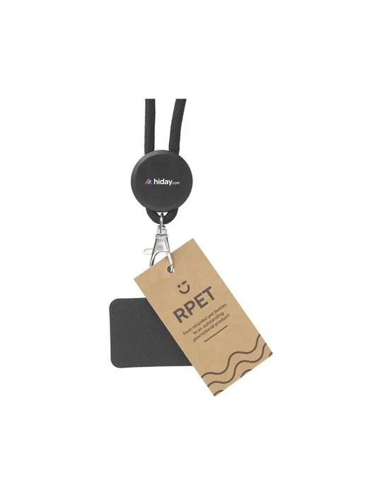 Lace Lanyard GRS RPET 0,5 cm cordelière téléphonique