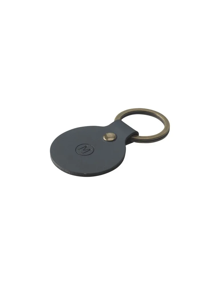 Recycled Leather Keyring Round porte-clés goodies entreprise design