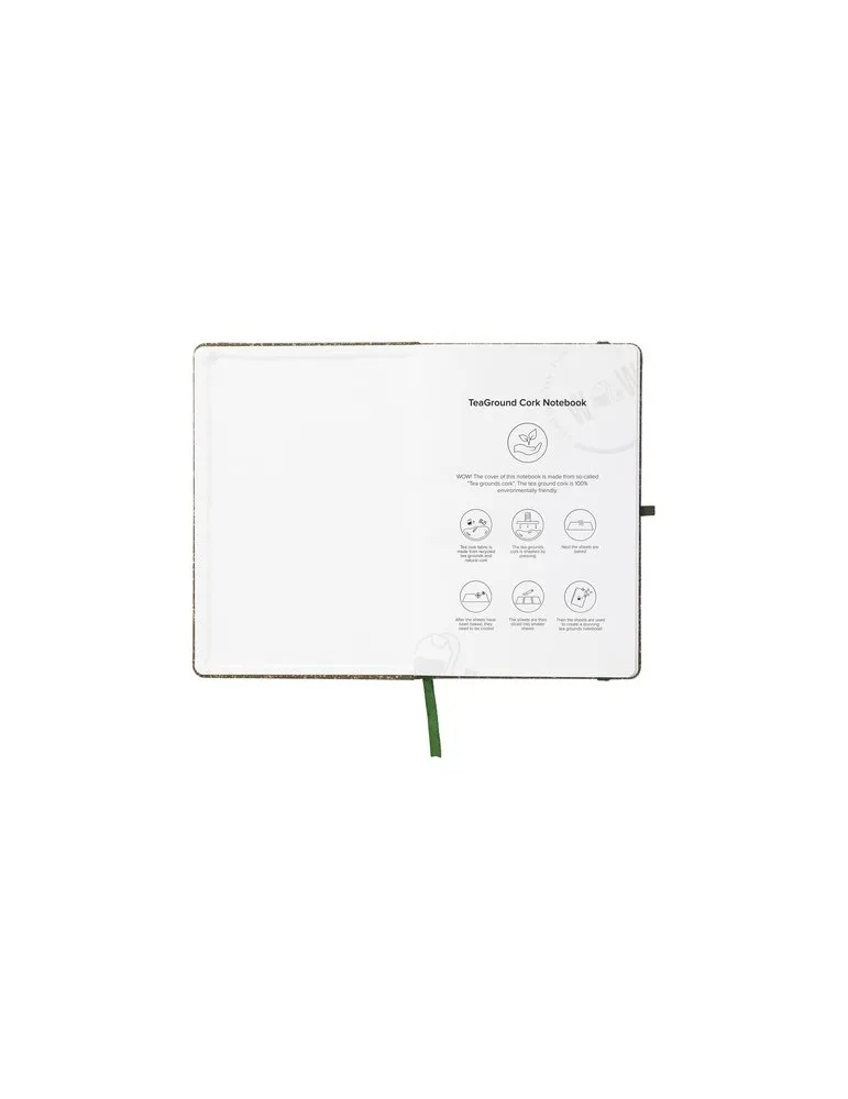 TeaGround Cork Notebook A5 carnet de notes cadeau entreprise pas cher