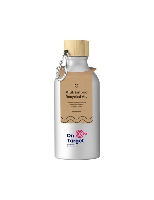 AluBamboo GRS Recycled Alu 500 ml bouteille goodies entreprise design