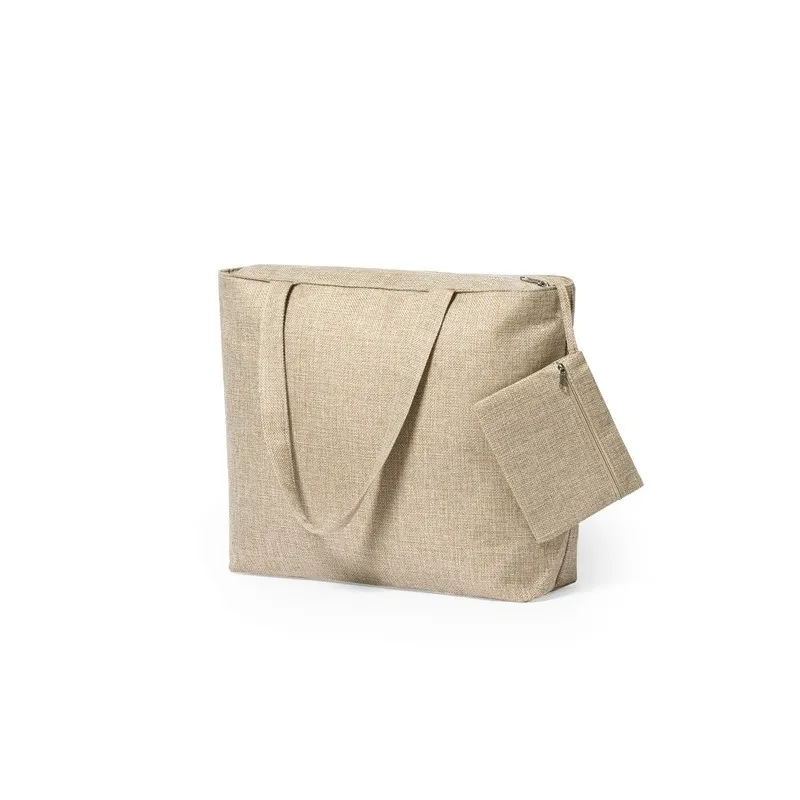 Sac Personnalisé de Shopping Drexis Matières : PET Couleurs : rouge personnalisable avec votre logo