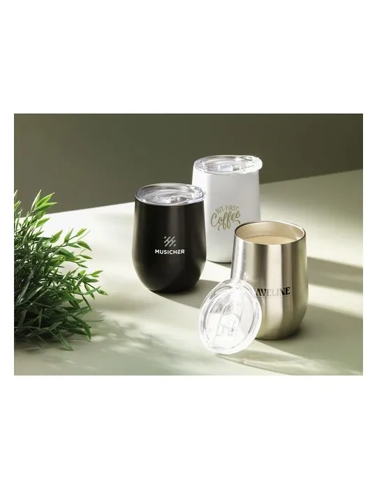 Huevo RCS Recycled Steel Cup 350 ml thermos personnalisation sur mesure