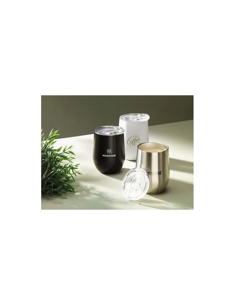 Huevo RCS Recycled Steel Cup 350 ml thermos cadeau client original