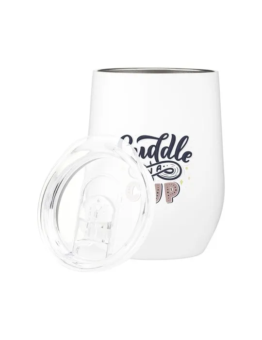 Huevo RCS Recycled Steel Cup 350 ml thermos personnalisable avec votre logo