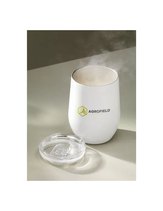 Huevo RCS Recycled Steel Cup 350 ml thermos personnalisable avec votre logo