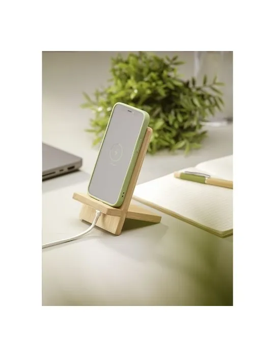 Miyo Bamboo Phone Stand support de téléphone cadeau collaborateur premium