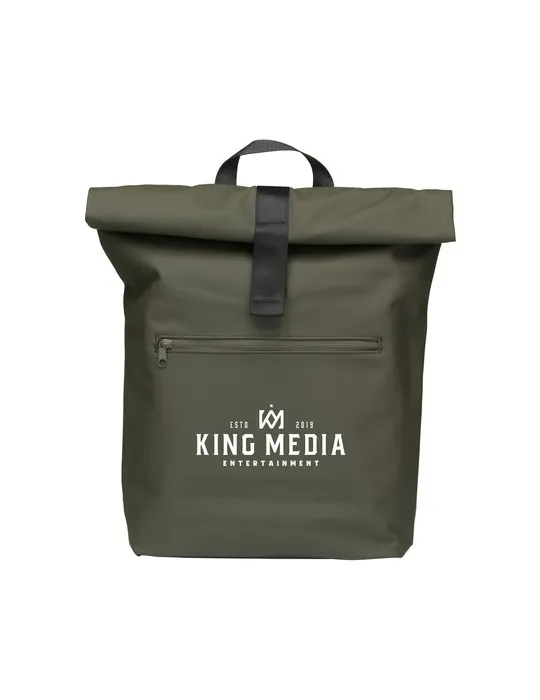 Lennon RCS Recycled Roll-Top Backpack sac à dos impression haute définition