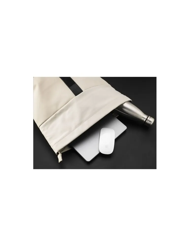 Lennon RCS Recycled Roll-Top Backpack sac à dos impression logo haute qualité