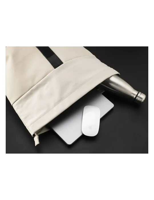 Lennon RCS Recycled Roll-Top Backpack sac à dos impression logo haute qualité