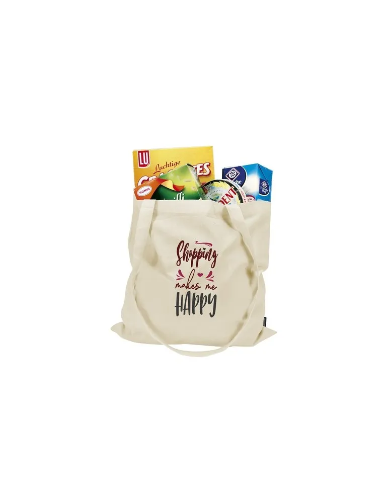 ShoppyBag GRS Recycled Cotton (180 g/m²) sac shopping goodies publicitaire événementiel