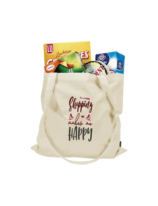 ShoppyBag GRS Recycled Cotton (180 g/m²) sac shopping goodies publicitaire événementiel