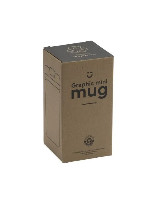 Graphic Mini Mug RCS Recycled Steel 250 ml gobelet iso