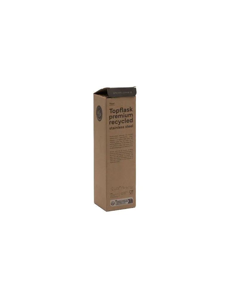 Topflask Premium RCS Recycled Steel 500 ml bouteille cadeau affaires élégant