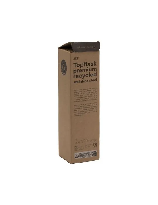 Topflask Premium RCS Recycled Steel 500 ml bouteille cadeau affaires élégant