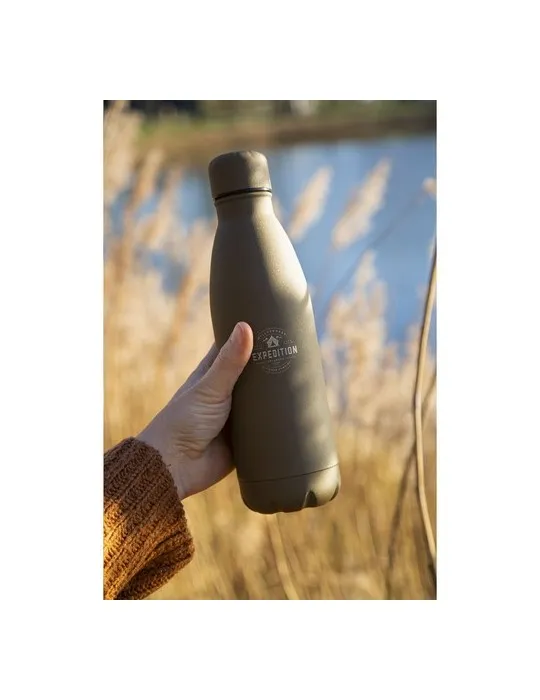 Topflask Premium RCS Recycled Steel 500 ml bouteille impression haute définition