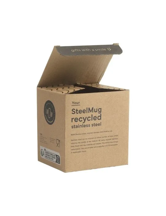 SteelMug RCS Recycled Steel 220 ml mug personnalisable avec votre logo