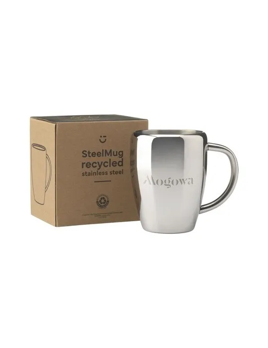 SteelMug RCS Recycled Steel 220 ml mug impression haute définition