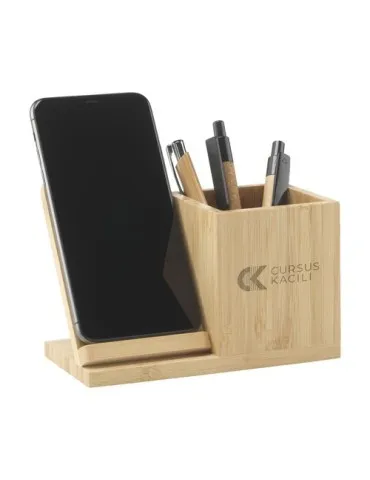 Bamboo Boss 15W support de charge/porte-stylo