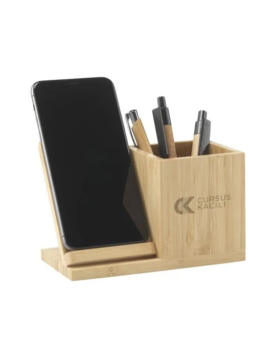 Bamboo Boss 15W support de charge/porte-stylo