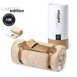 Couverture Personnalisée Économique en Linge de Maison Exclusif Haltebes Matières : grès Couleurs : noir 2