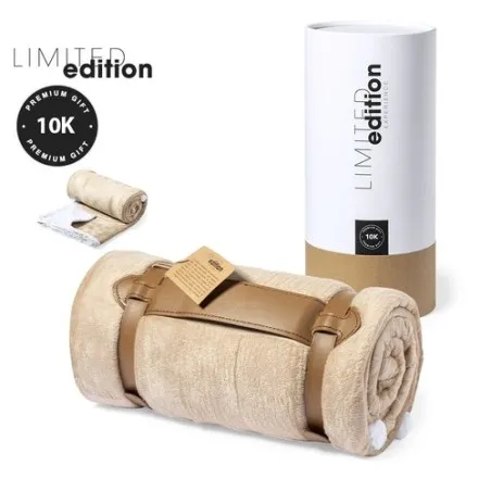 Couverture Personnalisée Économique en Linge de Maison Exclusif Haltebes Matières : grès Couleurs : noir personnalisable avec vo