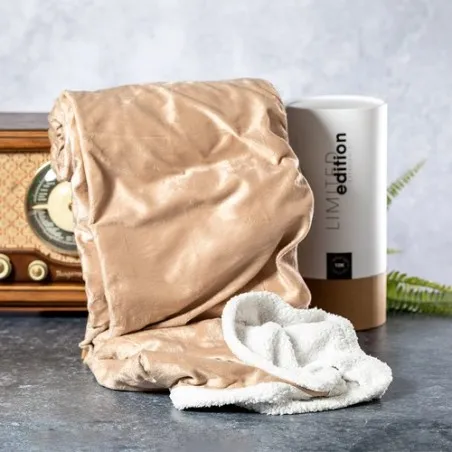 Couverture Personnalisée Économique en Linge de Maison Exclusif Haltebes Matières : grès Couleurs : noir personnalisation rapide