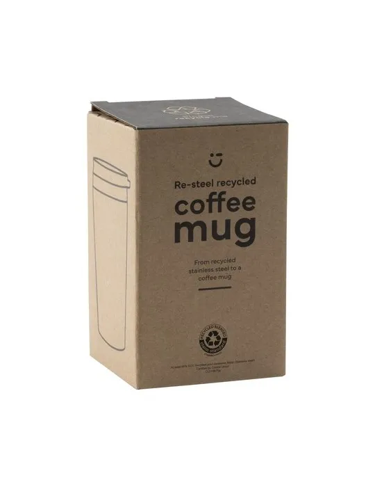 Re-Steel RCS Recycled Coffee Mug 380 ml gobelet thermos marquage laser ultra précis