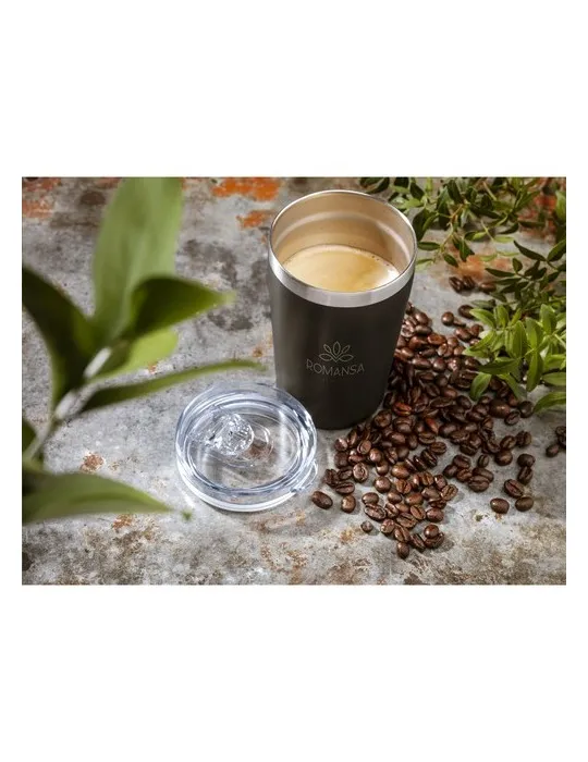 Re-Steel RCS Recycled Coffee Mug 380 ml gobelet thermos cadeau client original