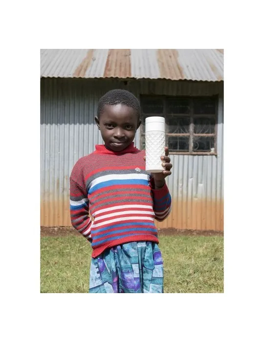 Join The Pipe Nairobi Ring Bottle White 500ml bouteille cadeau affaires élégant