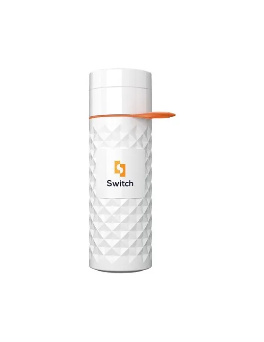 Join The Pipe Nairobi Ring Bottle White 500ml bouteille objet publicitaire robuste