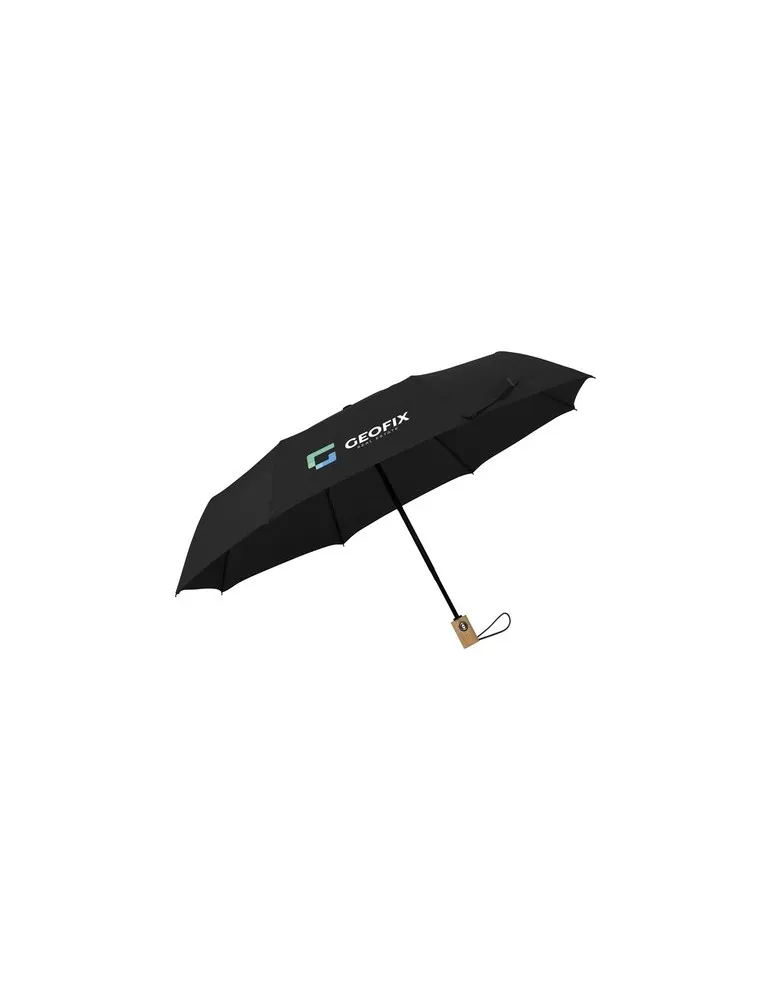 Michigan parapluie pliable en RCS RPET de 21 inch objet promotionnel éco-responsable