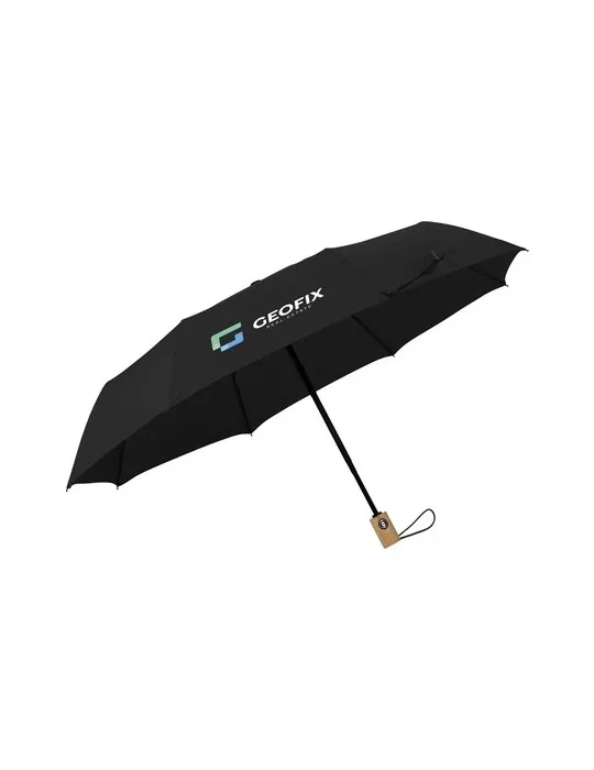 Michigan parapluie pliable en RCS RPET de 21 inch objet promotionnel éco-responsable