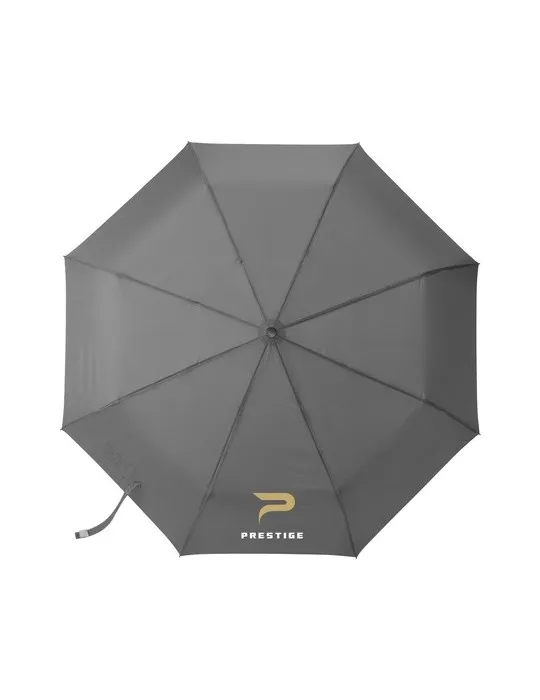 Michigan parapluie pliable en RCS RPET de 21 inch marquage laser ultra précis