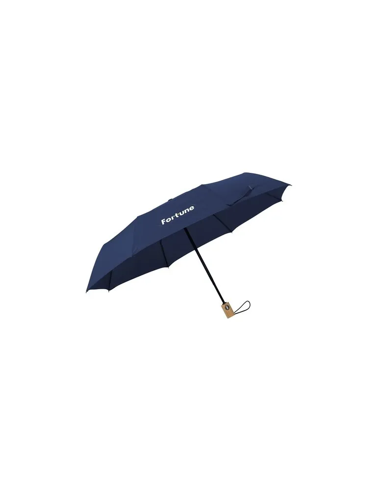 Michigan parapluie pliable en RCS RPET de 21 inch marquage laser ultra précis