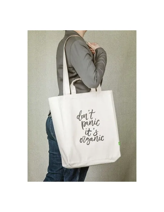 Organic Cotton Canvas GOTS Tote Bag (280 g/m²) sac personnalisable avec votre logo