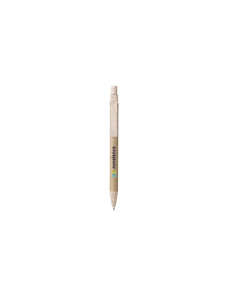 Paper Wheatstraw Pen stylo en paille de blé cadeau entreprise pas cher