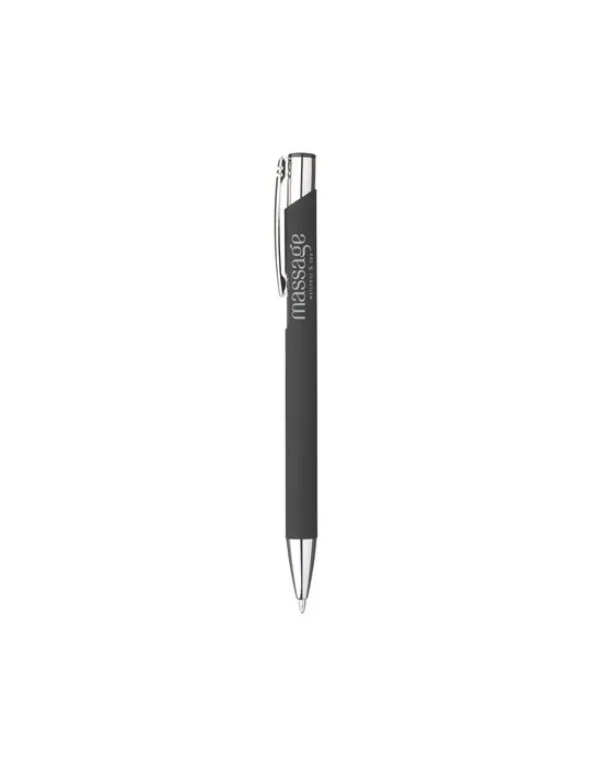 Ebony Soft Touch stylo objet promotionnel éco-responsable