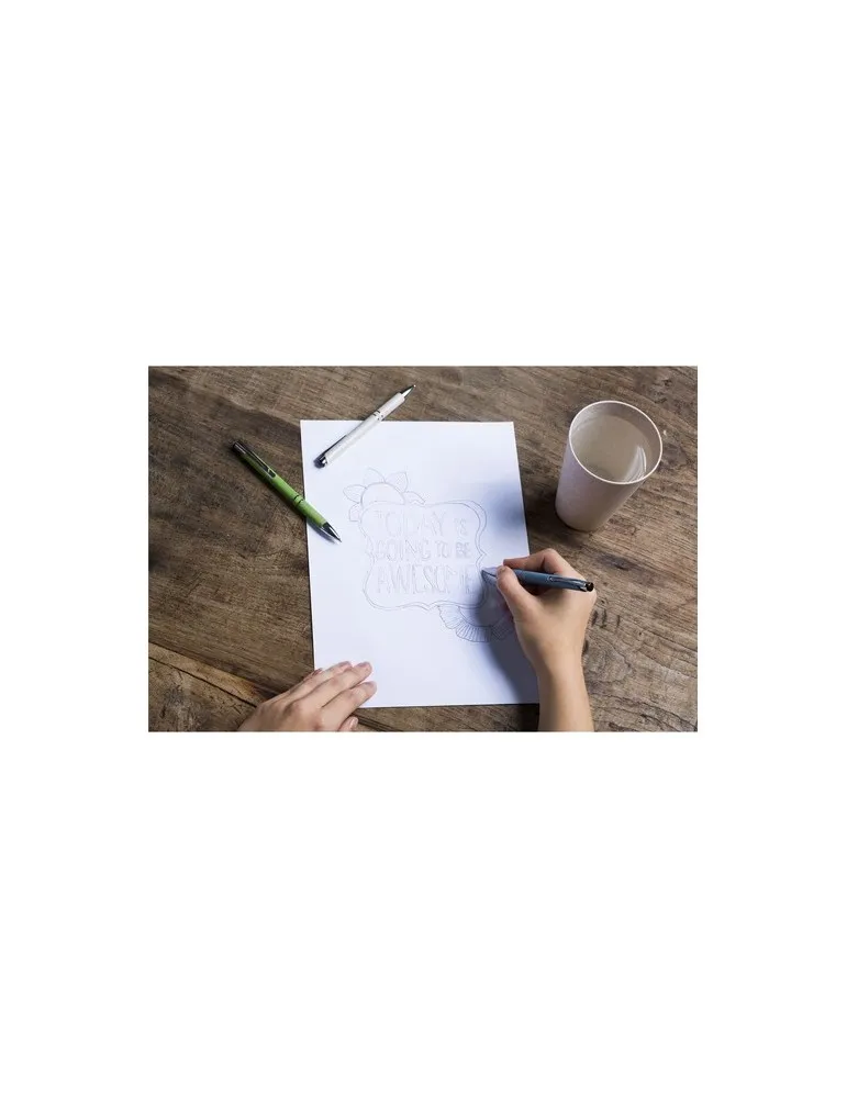 Ebony Wheat stylo en paille de blé accessoire événementiel unique