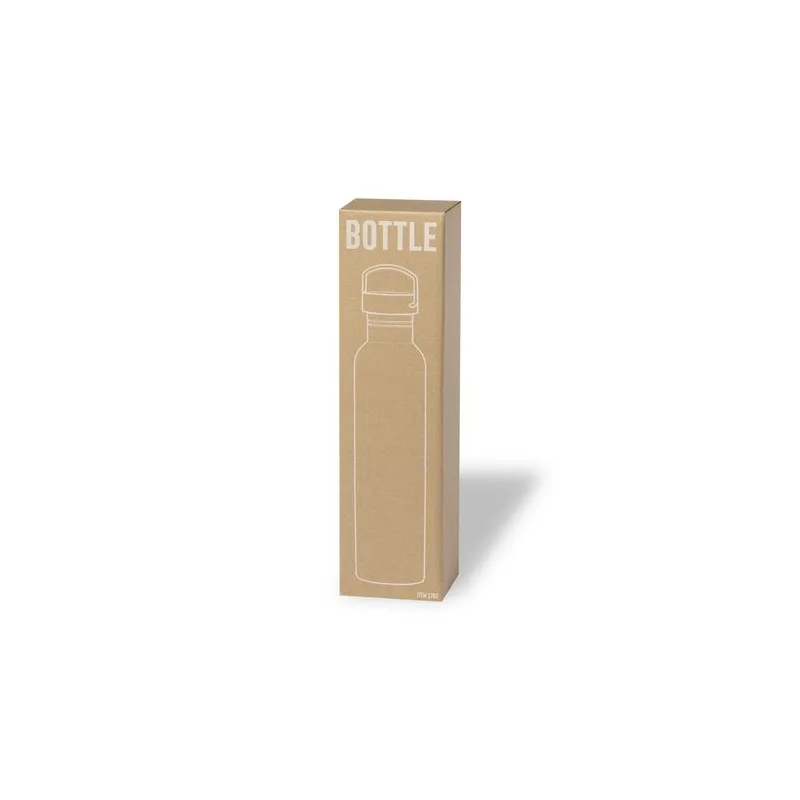 Gourde Sport Personnalisable - Bidon Cheddy Matières : coton Couleurs : taupe marquage laser ultra précis