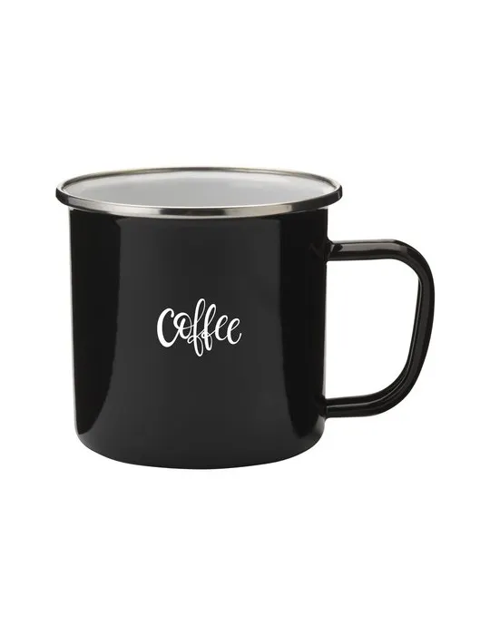 Retro Silver Mug en Émail 350 ml goodies entreprise design