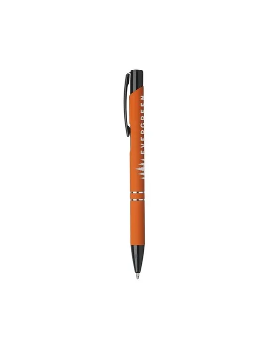Ebony Rubberised stylo personnalisation rapide en France