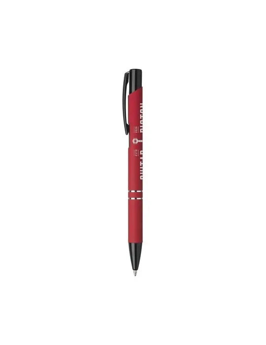 Ebony Rubberised stylo impression logo haute qualité