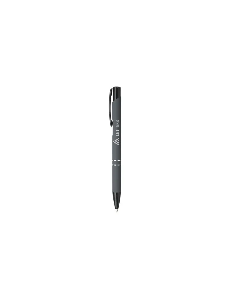 Ebony Rubberised stylo cadeau entreprise pas cher