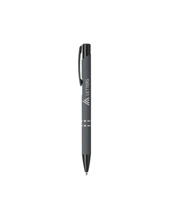 Ebony Rubberised stylo cadeau entreprise pas cher