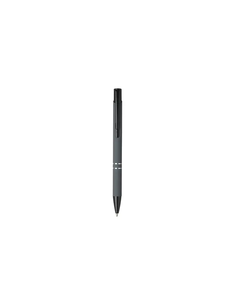 Ebony Rubberised stylo objet promo petit budget