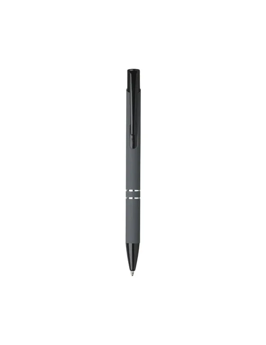 Ebony Rubberised stylo objet promo petit budget