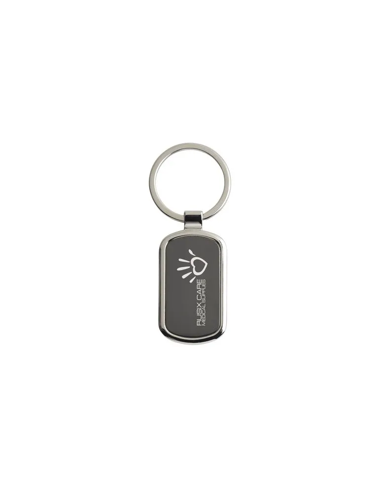 KeyTag porte-clés rect. personnalisable avec votre logo