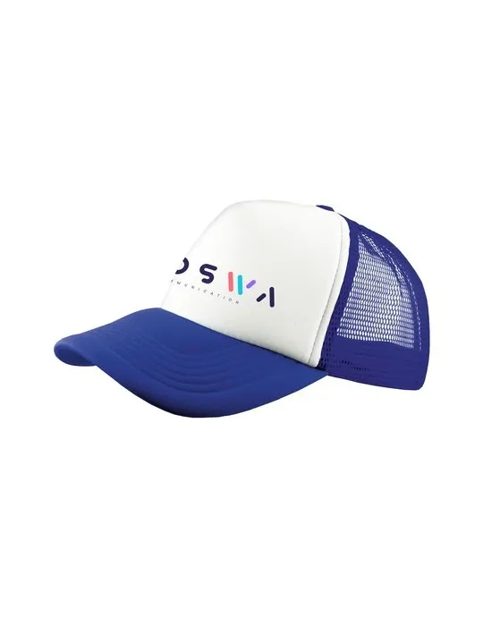 Trucker casquette marquage couleur éclatante