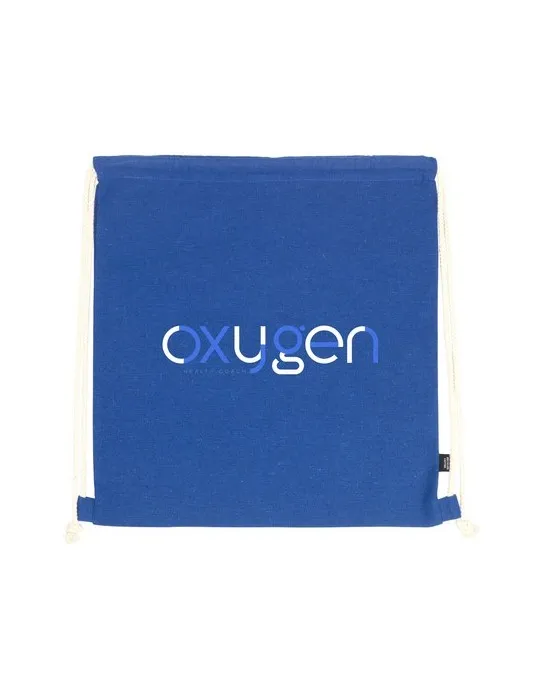 PromoColour GRS Recycled Cotton Backpack (150 g/m²) impression haute définition