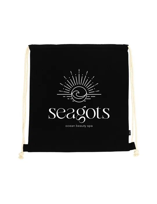 PromoColour GRS Recycled Cotton Backpack (150 g/m²) personnalisable avec votre logo